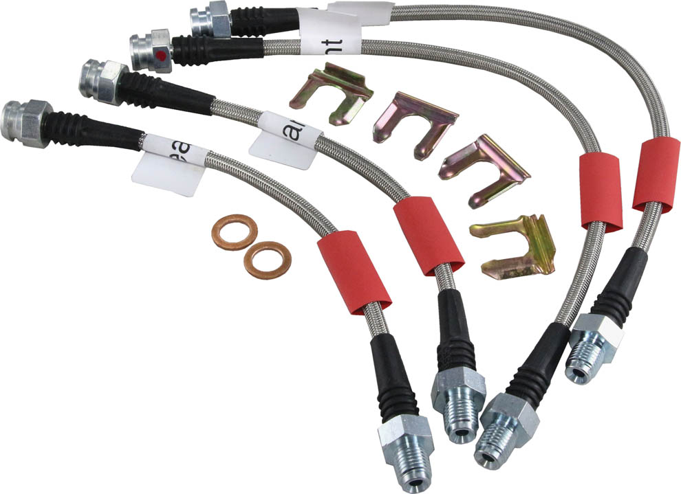 Universal Braided Stainless Steel Brake Line 60in Russell R58292S Universal Braided Stainless Steel Brake Line 60in Russell R58292S
