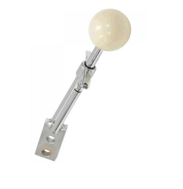 American Shifter 418927 C6 Shifter Kit E Brake Dipstick CHR Push Btn 16 Handle Ringed Knob for DA88B American Shifter 418927 C6 Shifter Kit E Brake Dipstick CHR Push Btn 16 Handle Ringed Knob for DA88B