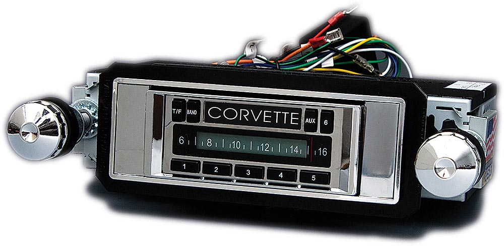Per CHEVROLET CORVETTE c1 1958-62 Oldtimer Auto Radio DAB FM USB Bluetooth AUX 