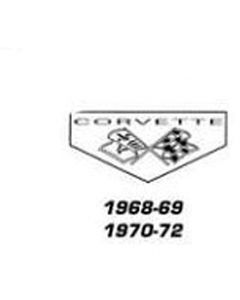 Legendary Auto Interiors Ltd Cargo Mat, Rubber, With Logos| 25-00076 Corvette 1968-1969
