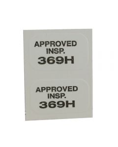 1964-1967 Corvette Heater Fan Inspection Labels	