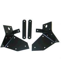 1956-1962 Corvette Front Body Reinforcement Brackets With Straps	
