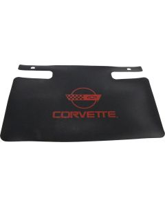 1984-1996 Corvette Gas Filler Paint Protector With Red Emblem	