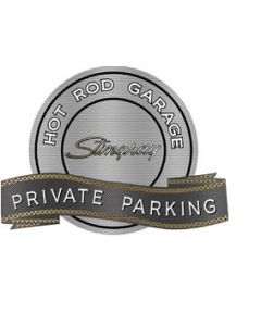 Corvette C3 Stingray Emblem Hot Rod Garage Private Parking Metal Sign, 18" X 14"