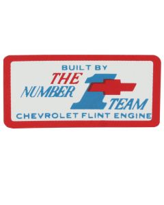 1967 Corvette Valve Cover Decal "Flint #1"	