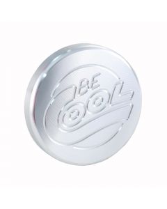 1955-1989 Corvette Be Cool Radiator Cap Round With Natural Finish	