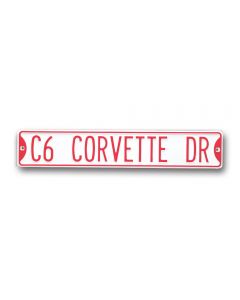  Corvette Street Sign With C6 Corvette Drive	