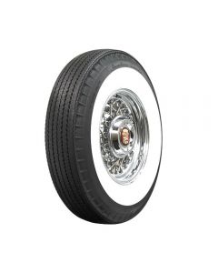 Corevtte Tire, Original Appearance, Radial Construction, 7.60 x 15" With 3-1/4" Whitewall, 1953-1961