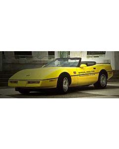 1986 Corvette Official Pace Car Decal Kit Silver	
