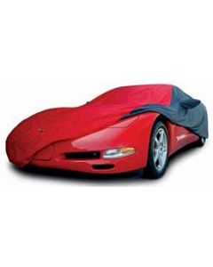 1997-2004 Corvette CoverKing Car Cover Two-Tone Stormproof(tm) WithC5 Logo Red And Black	