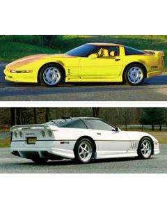 1991-1996 Corvette Side Skirts C4R With Door Inserts John GreenwoodDesign	