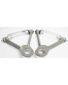 1963-1982 Corvette Upper Control Arms Aluminum Natural Finish Without Ball Joints	