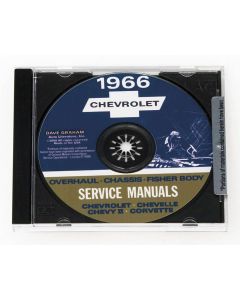 1966 Corvette Service Manual On CD	