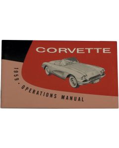 1959 Corvette Owners Manual	