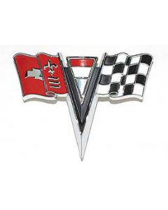 1963-1964 Corvette Nose Emblem Front	
