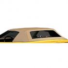 1991-1993 Corvette Convertible Cloth Top Beige With Soft Window	