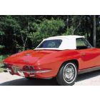 1963-1967 Corvette Convertible Top White	