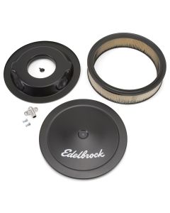 1962-1981 Corvette Edelbrock 1223 Air Cleaner; Steel; Round; 14"; Black	