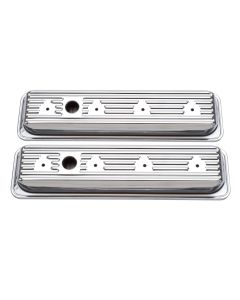 Edelbrock 4446 Valve Cover; Signature Series; Small Block Chevrolet; 262-400; 1987-1995; Center