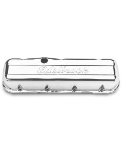 1966-1974 Corvette Edelbrock 4480 Valve Cover Low Chr 396-454	