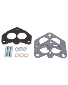 Edelbrock 8751 Carb Spacer Kit; 3-Bolt 94 Series Carburetor; Black Laminate Fiber