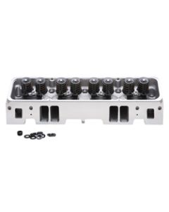 Chevy Edelbrock 60975 Cylinder Head, Sb , Performer Rpm, E-Tec 170, For Hydraulic Roller Cam. Complete (Ea)