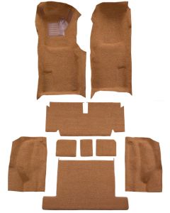 1971-1975 Corvette Coupe Complete Carpet, Molded w/ Mass Backing Auto Trans | Loop Material