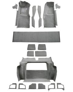 1980 Corvette Complete Carpet, Molded w/ Mass Backing | Cutpile Material