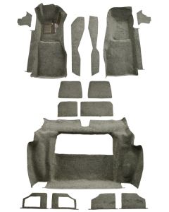 1981-1982 Corvette Complete Carpet, Molded w/ Mass Backing | Cutpile Material