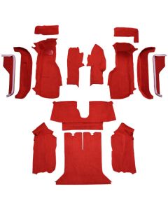 1988-1989 Corvette Coupe Complete Carpet, Molded | Cutpile Material