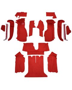 1990-1993 Corvette Coupe Complete Carpet, Molded | Cutpile Material