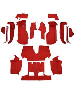 1990-1993 Corvette Convertible Complete Carpet, Molded | Cutpile Material