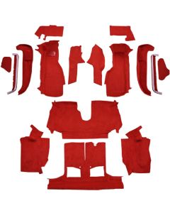 1992-1993 Corvette Convertible Complete Carpet, Molded | Cutpile Material