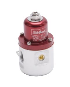 Edelbrock 174131 Fuel Pressure Regulator; Carbureted; 160 Gph; 5-10 Psi; 3/8In. In/Out; 3/8In. Re
