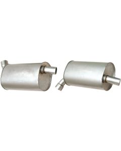 1973 Corvette Mufflers 2-1/2" Aluminized	