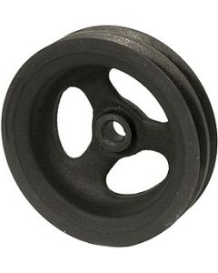 1965-1974 Corvette Power Steering Pump Pulley 2 Groove Cast Iron With Big Block	