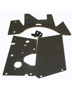 Corvette Insulation, Firewall, With Fasteners, No Heater, 1962