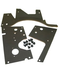 1958-1961 Corvette Insulation Firewall With Fasteners With Heater	