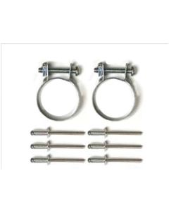1968-1975 Corvette Clamp Kit Rear Vent Drain Tube And Shield	