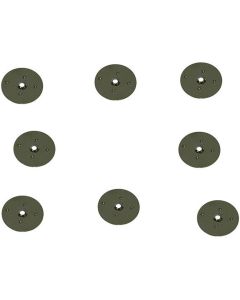 1976-1977 Corvette Retainer Hood Insulation Chrome 8 Piece	