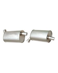 Mufflers, 2", Aluminized, 1973