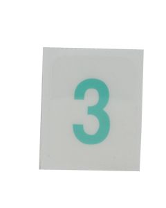 1963-1968 Corvette Radiator Inspection "3" Decal	