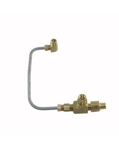 1957-1965 Corvette Oil Pressure Gauge Line With Fuel Injection	