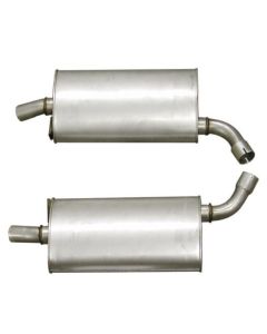 Mufflers, Aluminized, 2", 1963-1967