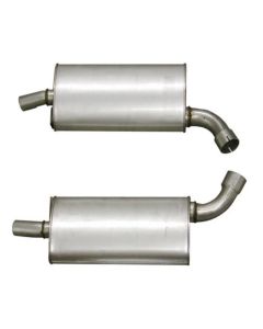 1963-1967 Corvette Mufflers Aluminized 2-1/2"	