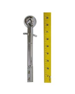 Shifter Handle, Hurst Stock-Style,w/Chrome Knob, 64-67