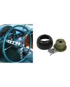 1959-1960 Corvette Steering Wheel Turquoise With Hub	