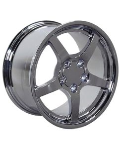 Wheel,C5 Chrome Deep Dish,17 x 9.5,1988-2004