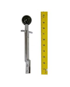 1977-1981 Corvette Hurst Stock-Style 4-Speed Shifter Handle With Bolt-On Black Knob	