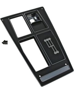 Shifter Console Trim Plate, Man Trans, w/AC, 1972-76